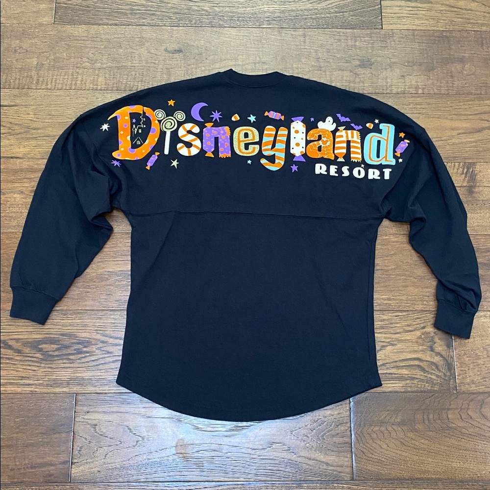 Disneyland Halloween Snacks Spirit Jersey, black/orange, size XS